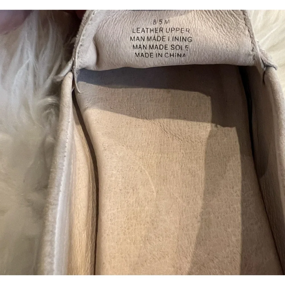 Antonio‎ Melani Taupe Suede Loafers Women's 8.5 Slip On Comfort Shoes Flat